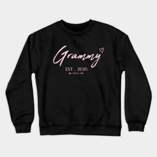 Grammy Est. 2020 Funny gift for  for Grammy, Grammy Gift, Grammy Established Shirt, Grandma Shirt, Christmas Gift , Pregnancy Announcement Grandparents Crewneck Sweatshirt